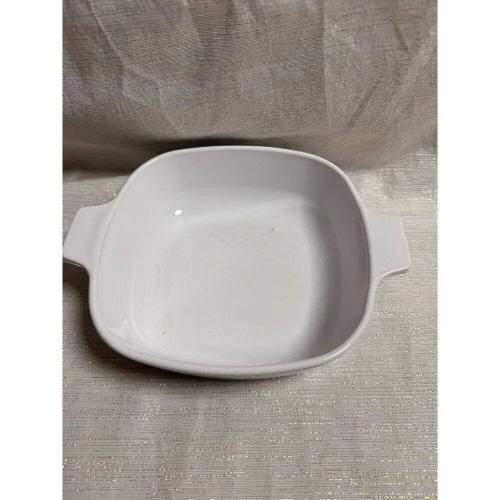 Vintage Corning Ware P-1-B Cornflower 1 Quart Square Casserole Dish with Lid